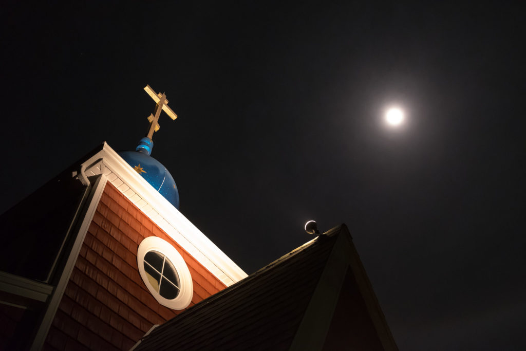 St John Theologian at night